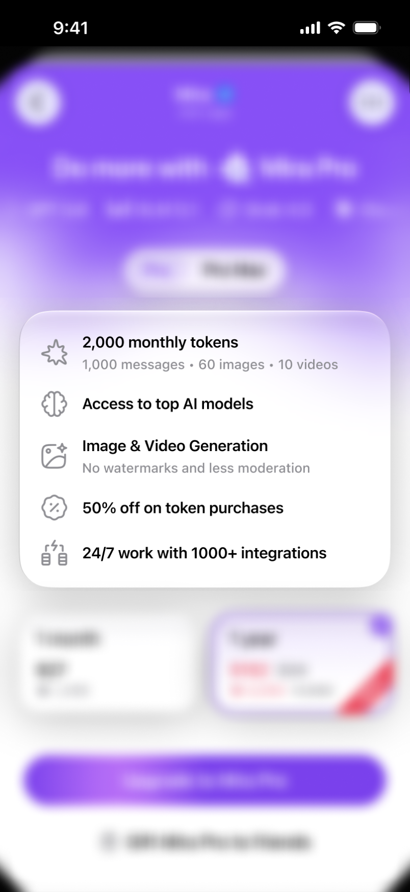 Prem1 — Mira AI screen
