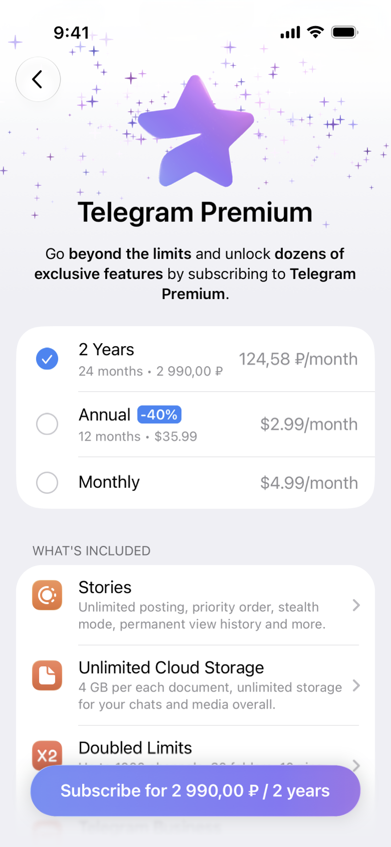 Telegram — Mira AI screen